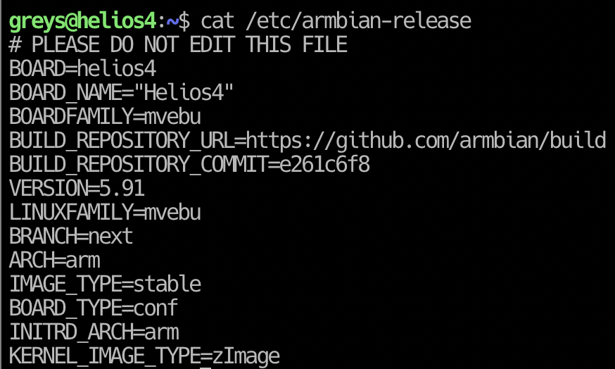 Armbian Release 5.91