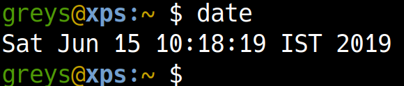 date command