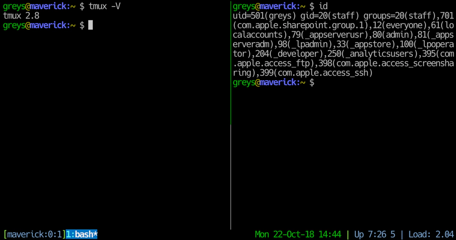 Upgrading to tmux 3.0a in macOS