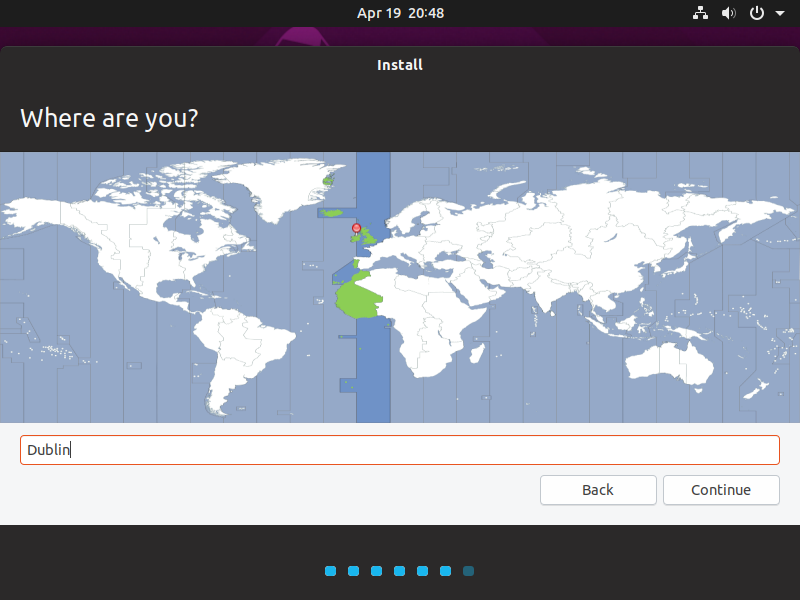 Ubuntu 19.04 Installation Screenshot 7