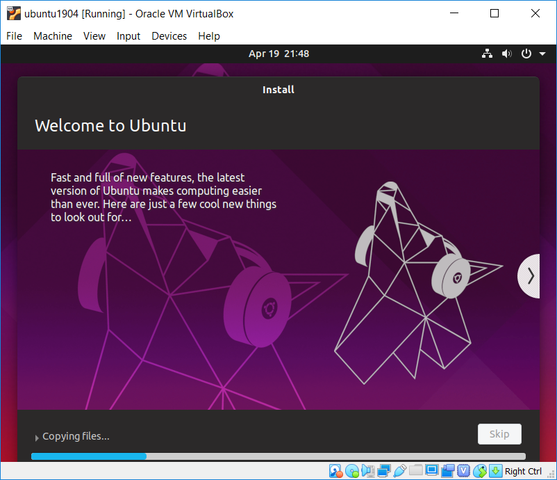 Ubuntu 19.04 Installation Screenshot 9