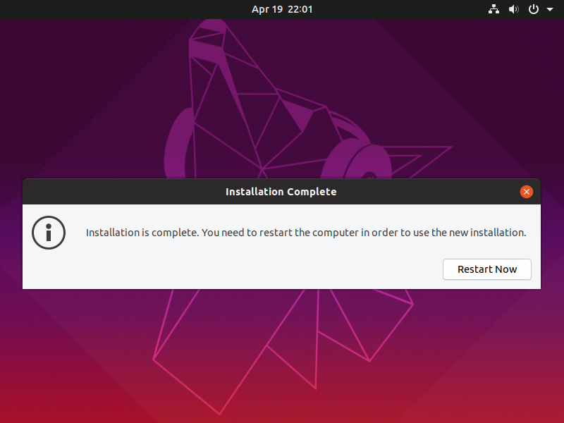 Ubuntu 19.04 Installation Screenshot 13
