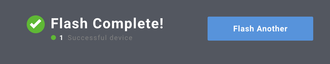 Etcher complete