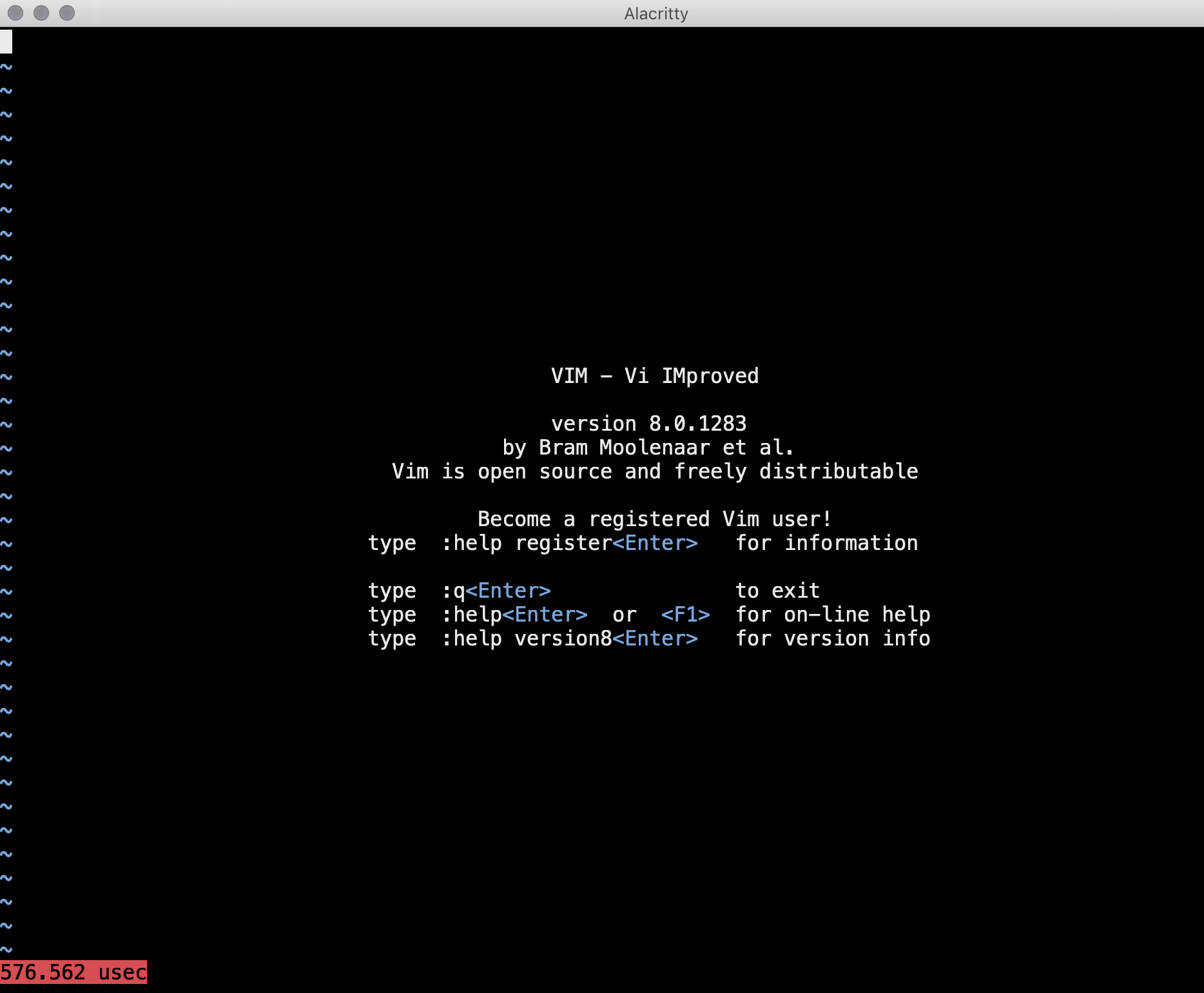 Alacritty Terminal Screenshot