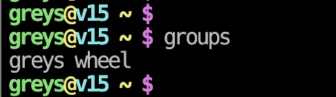 User groups example