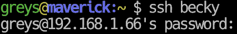 Connecting to remote server using SSH