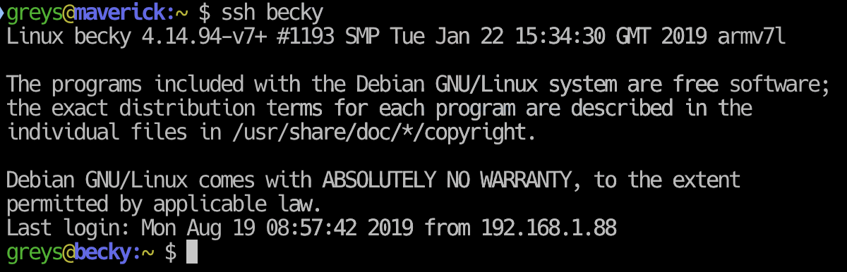 SSH key authentication