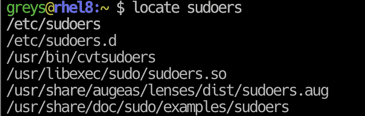 locate command