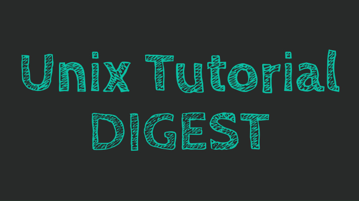 Unix Tutorial Digest: monthly digest of Unix/Linux topics
