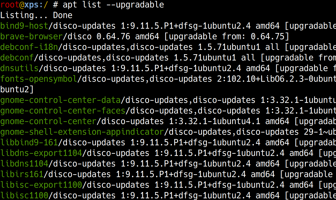 apt-list-upgradable-ubuntu-19-04