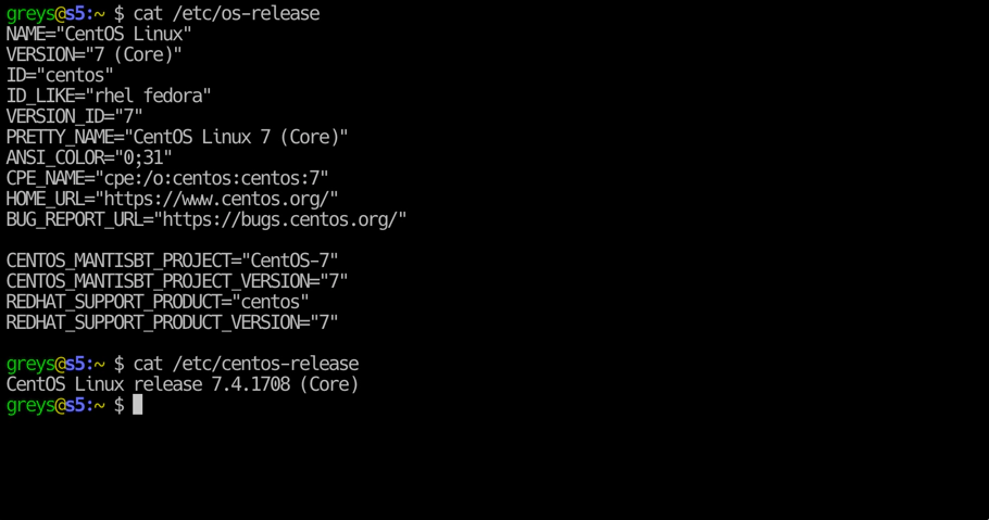 Check Centos Version