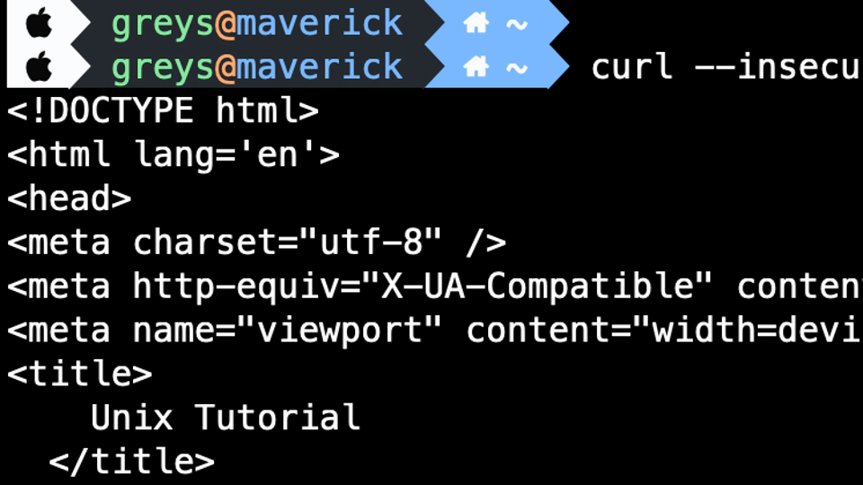 curl --insecure