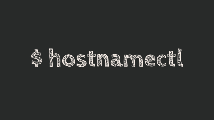 hostnamectl