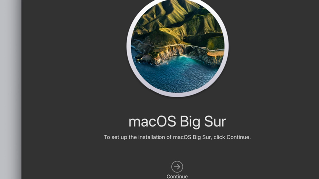 macOS 11 - Big Sur
