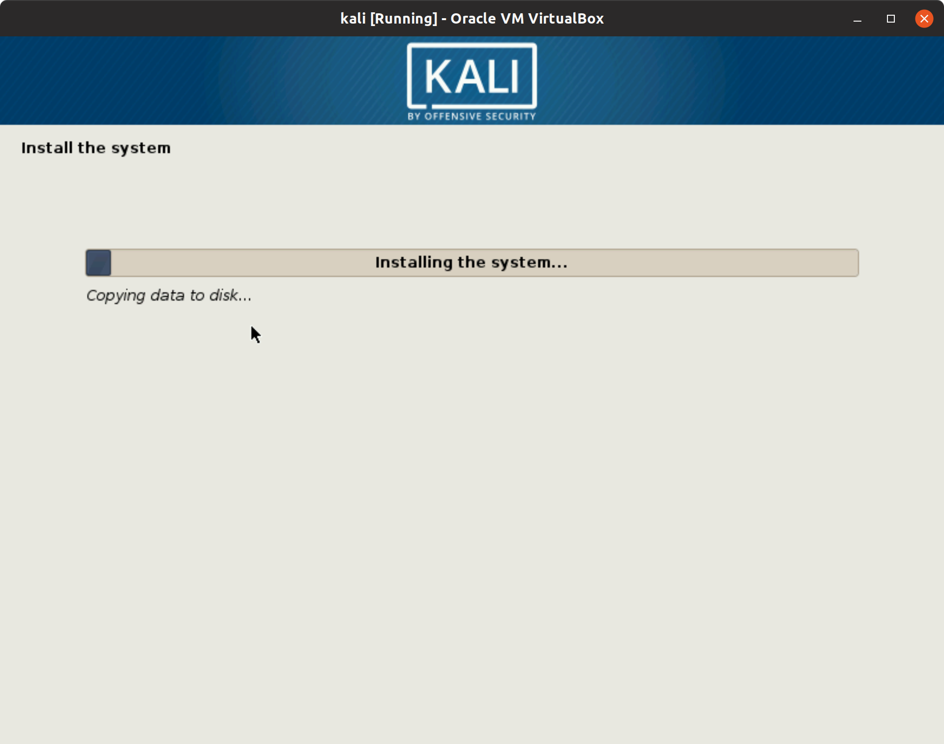 Kali Linux 2019.2 Install Step 9