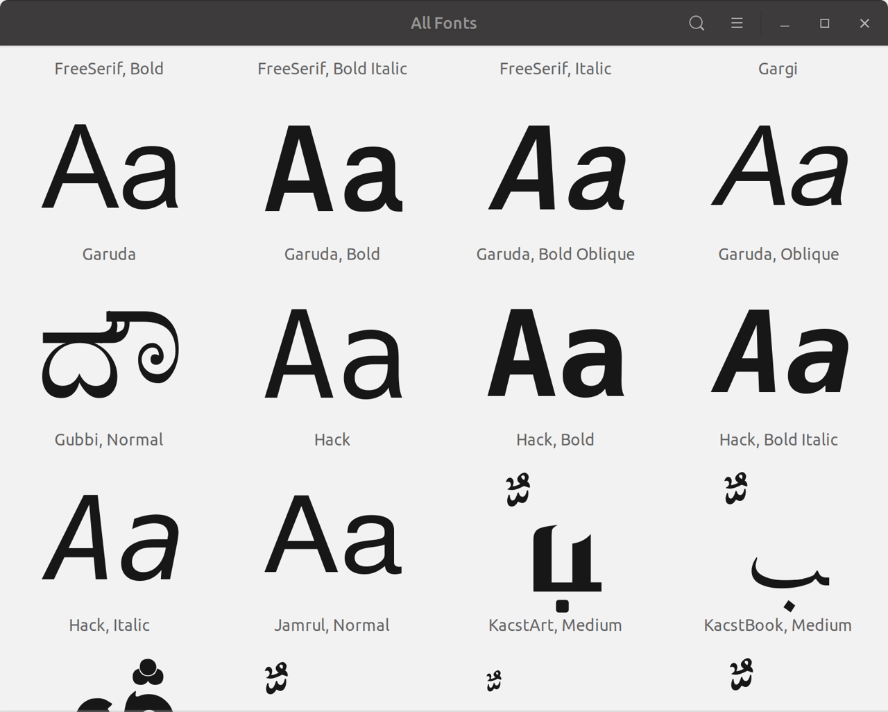 Installing fonts in Linux
