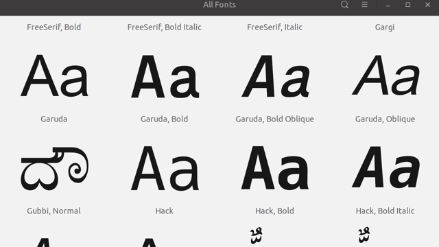 Installing fonts in Linux