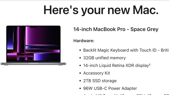 MacBook Pro 14" - M2