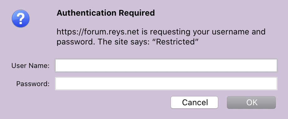 nginx password protection prompt