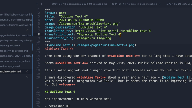 Sublime Text 4