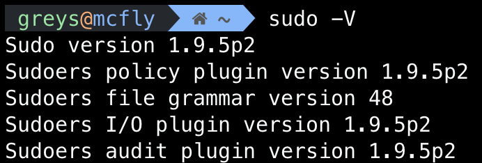 sudo patched on macOS