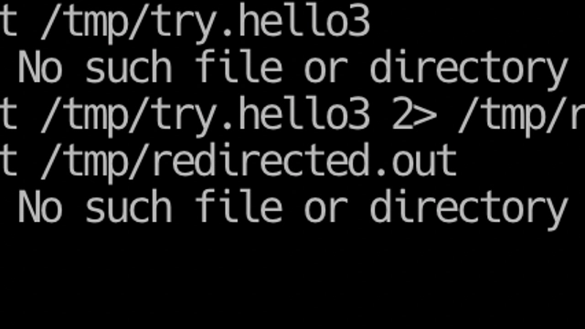 Unix Input/Output Redirection