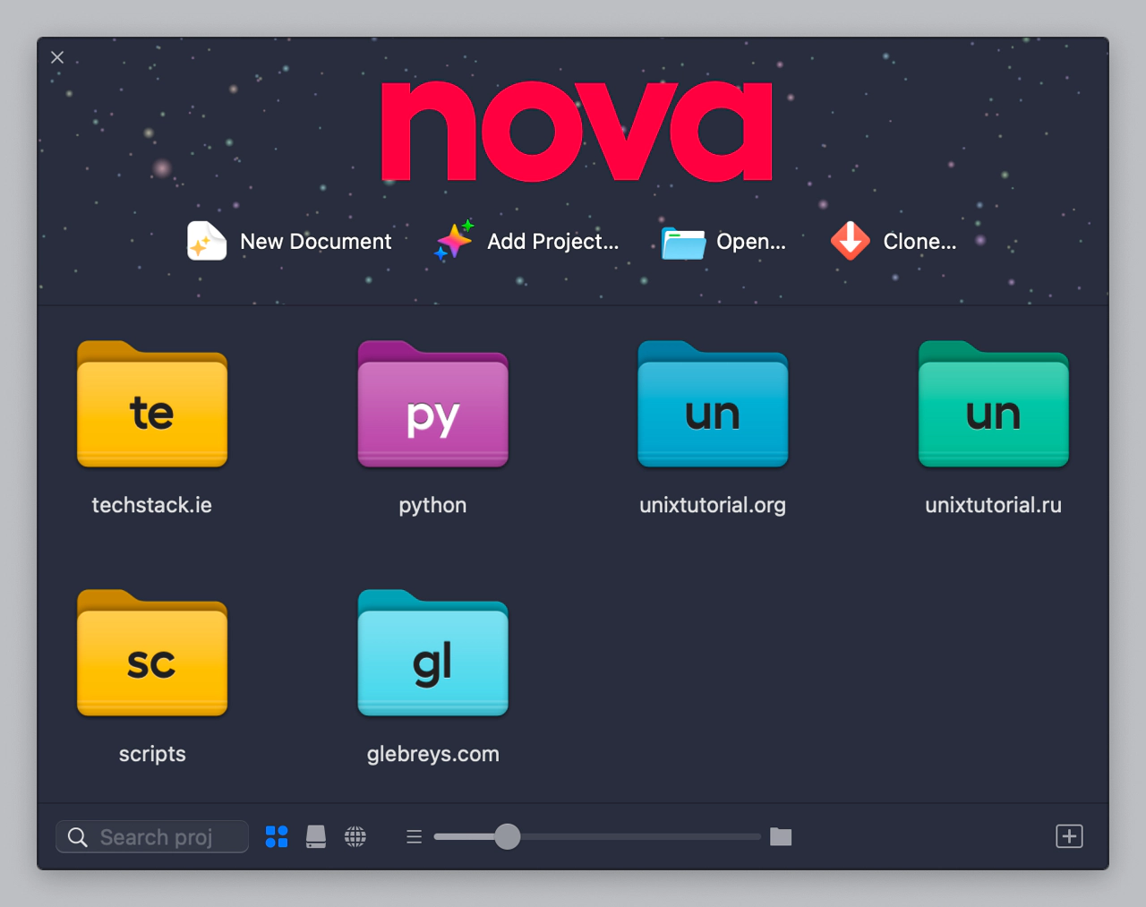 Nova Editor for macOS