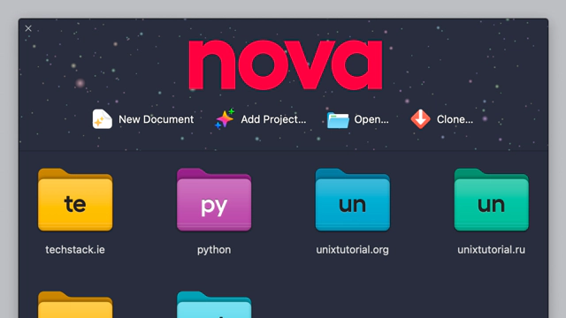 Nova Editor for macOS