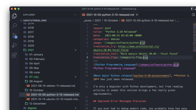 Editing Jekyll Files with VSCode